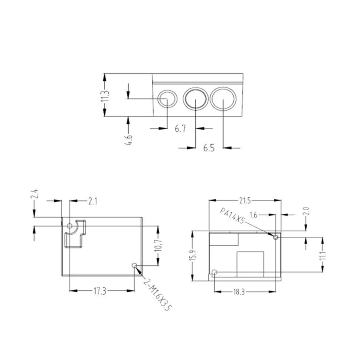 GM69Pro-S 1280x800CMOS OCR/1D/2D Barcode Scanner Module USB UART Interface QR Code Bar Code Reader Support OCR Passport