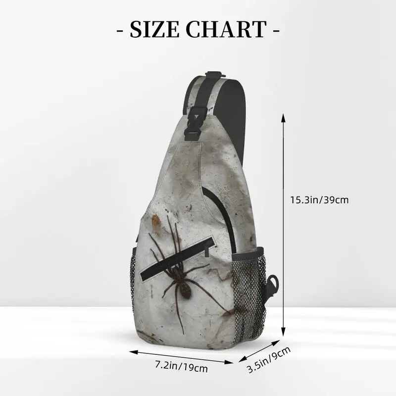 Mochila cruzada personalizada para hombre, bolso de hombro para el pecho, mochila de viaje