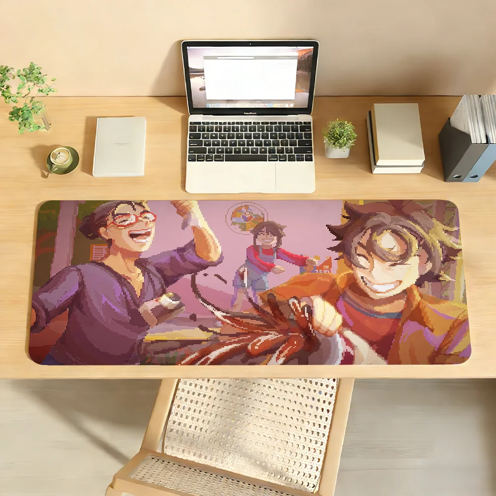 Game U-Until T-Then Mouse Pad Anti Slip Rubber Edge Locked Thickened Laptop Gaming Desk Mat - view 3