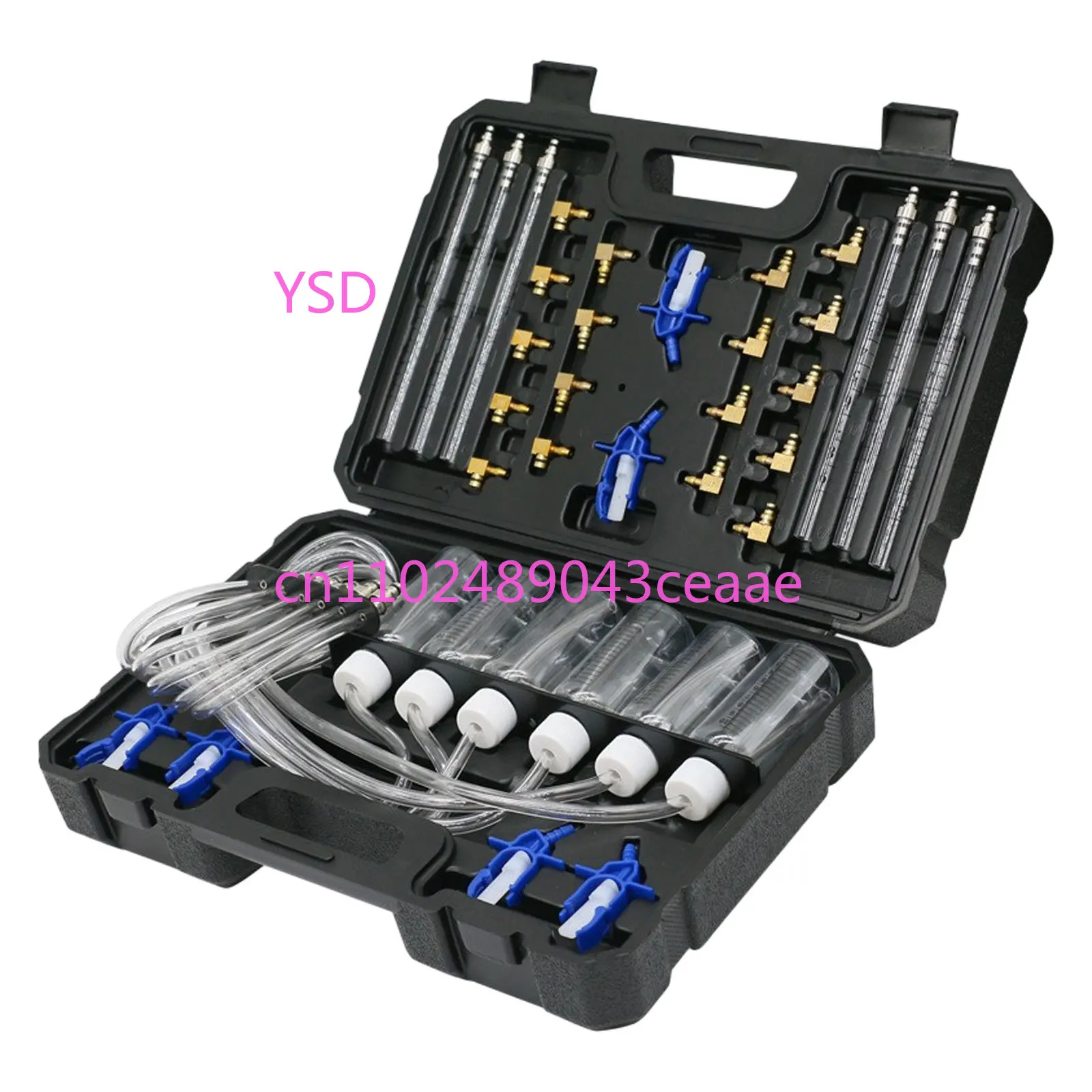 

Diesel Injector Flow Meter Test Set Auto Repair Tools for Vehicle Truck Fuel Injector Oil Injectors Easy to Install Auto
