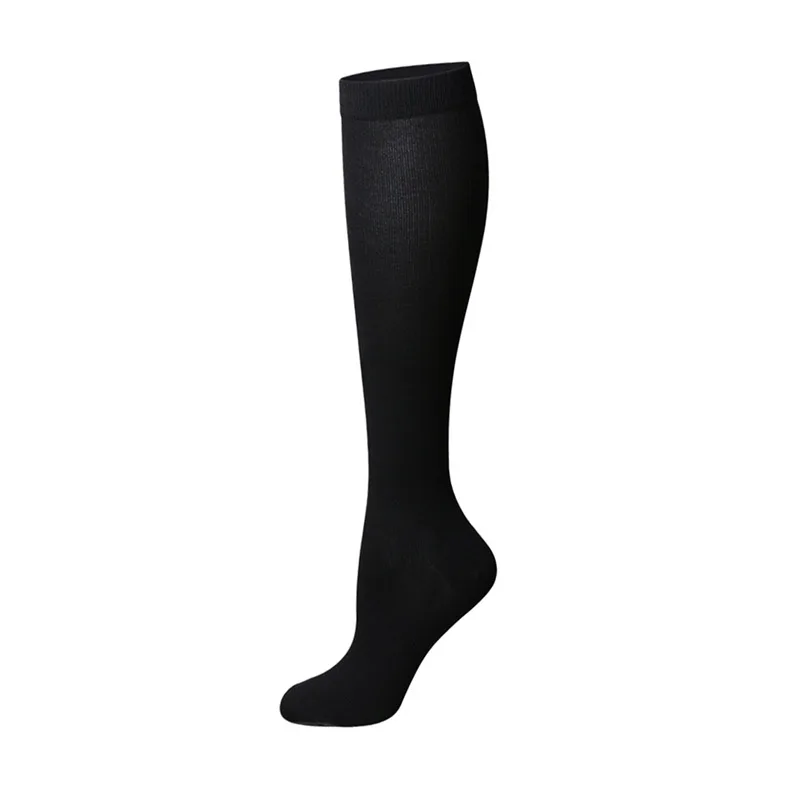 

Varicose Veins Compression Socks Fit For Golf Rugby Hiking Sports For Anti Fatigue Driving Travel Flight Black Women Men Socks