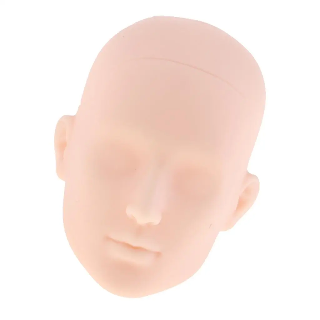 1/6 Male Doll Head Sculpt Doll Body Parts DIY Supplies Skin