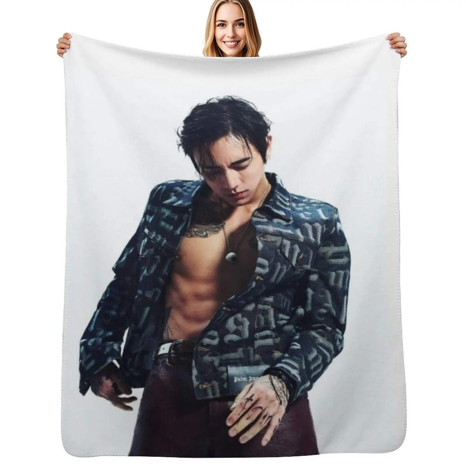 

DPR IAN mito abs hot sexy beautiful poster kpop dream perfect regime Throw Blanket Luxurious Soft Fuzzy Blanket for Sofa Bed
