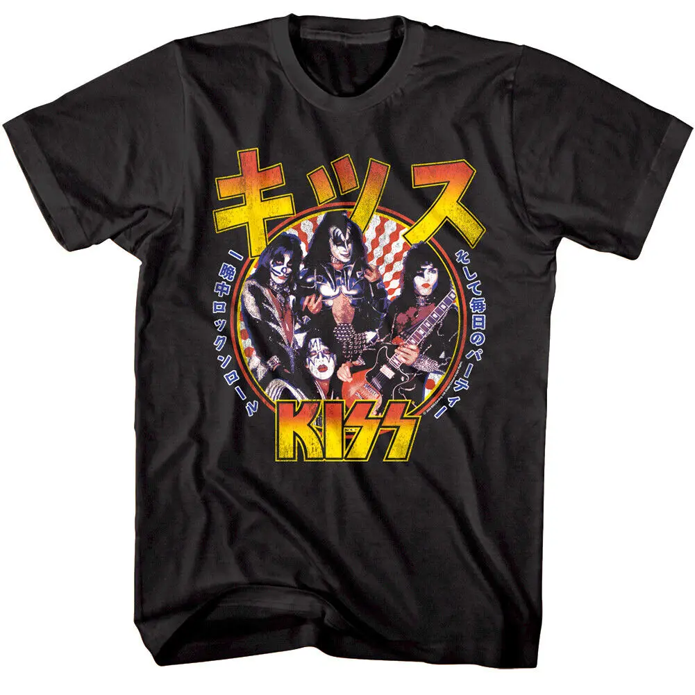 Kiss Official Rock and Roll All Nite Merch Men's T Shirt Japanese Edition 1988