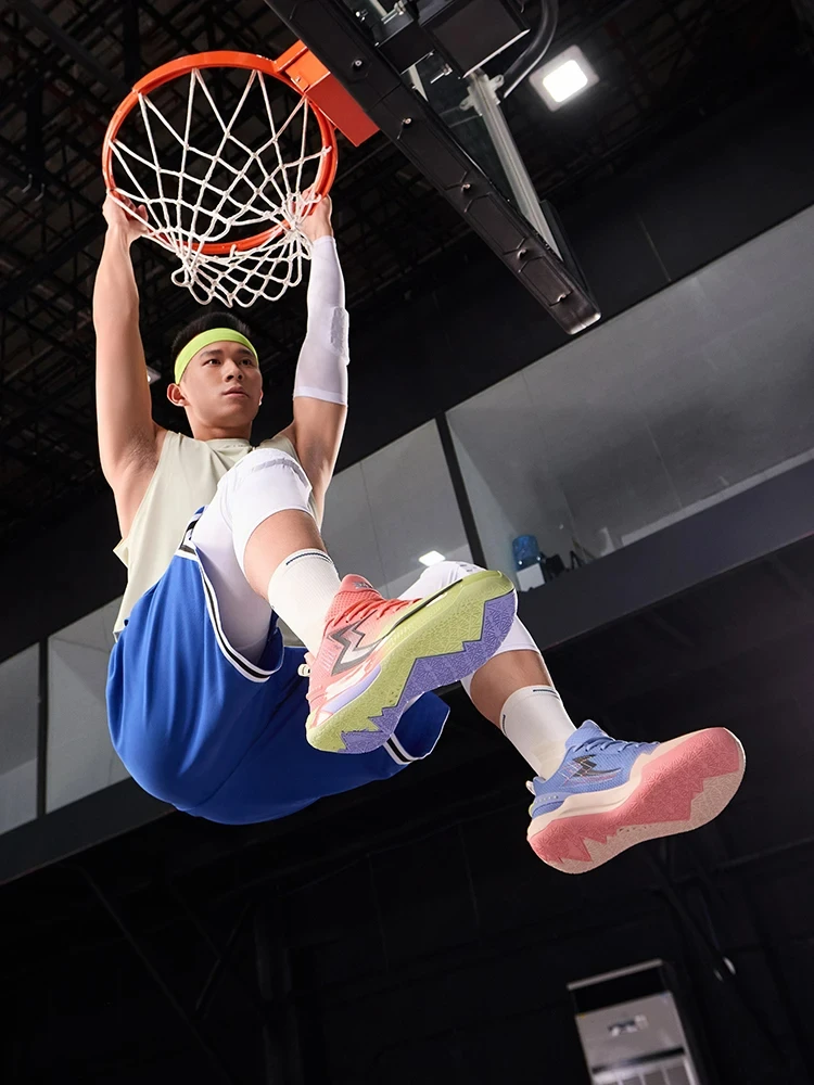 361 Degrees BIG3 5.0 Quick Herren-Basketball-Sportschuhe, Stoßdämpfung, rutschfest, tragbar, atmungsaktiv, Trainings-Sneaker 672421121 – Detail 13