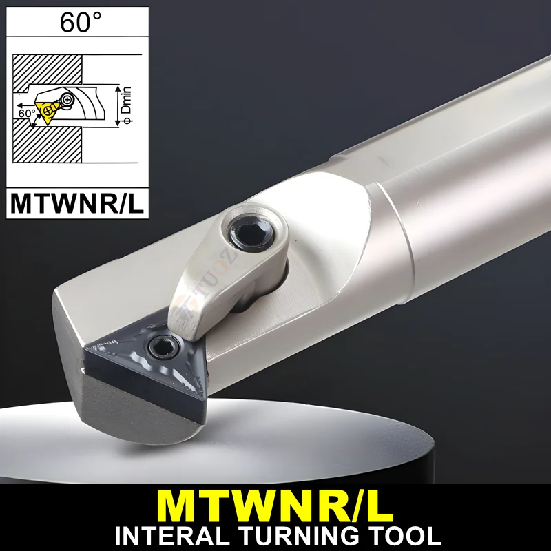 TUOZ MTWNR 60° Lathe Tools S16Q-MTWNR16 S20R-MTWNR16 S2S5-MTWNR16 S16Q-MTWNL16 S20R-MTWNL16 S25S-MTWNL16 Internal Turning tools