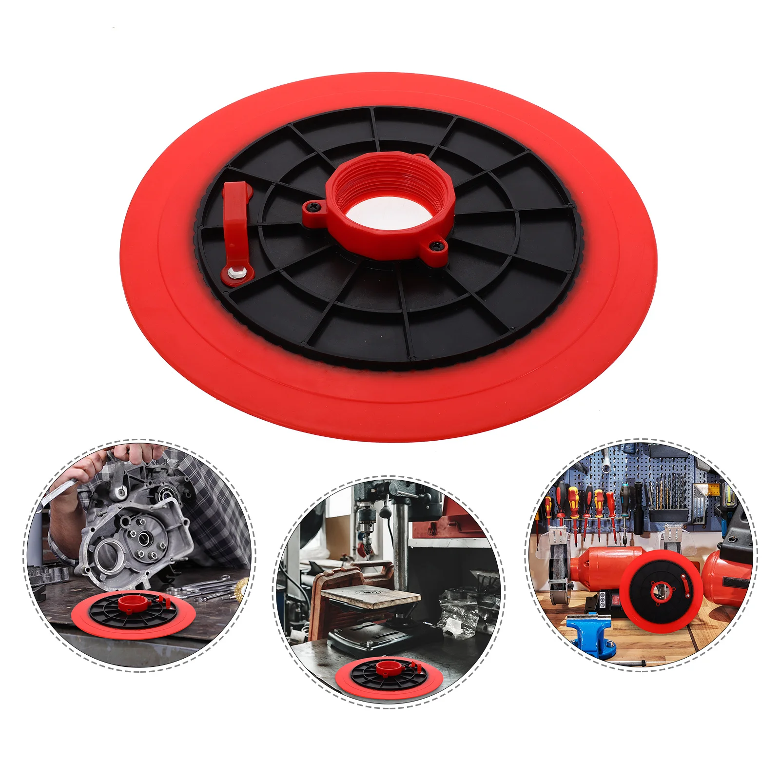 

1Set Manual Grease Oil Pressure Pan Yellow Suction Pan Leakproof Oil Suction Barrel Cover Lubricating Tool Auto Repair Accessory