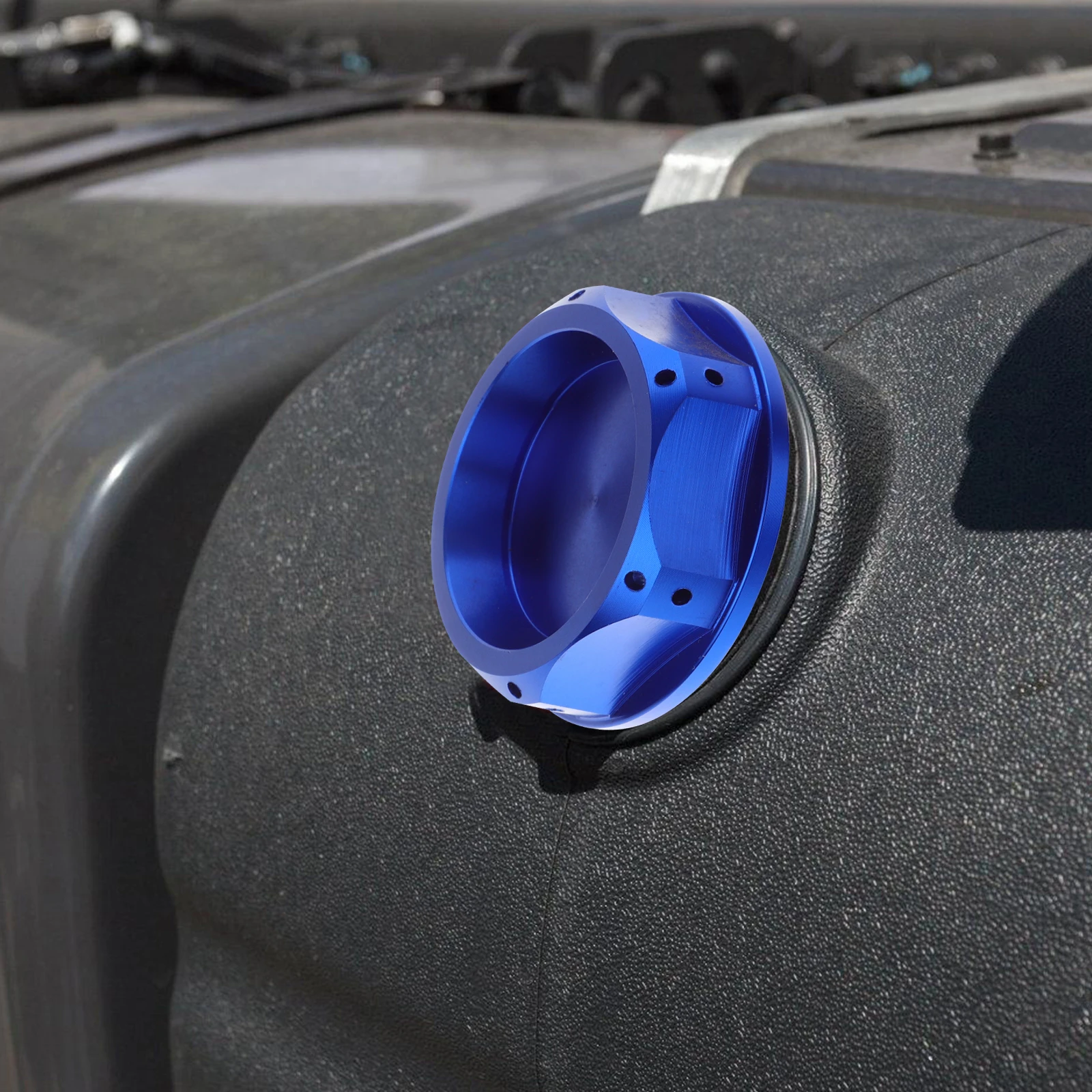 

Fuel Tank Cap Metal Oil Leak Proof Engine Protection Automotive Replacement Car Modified Part Fuel Tank Accessories