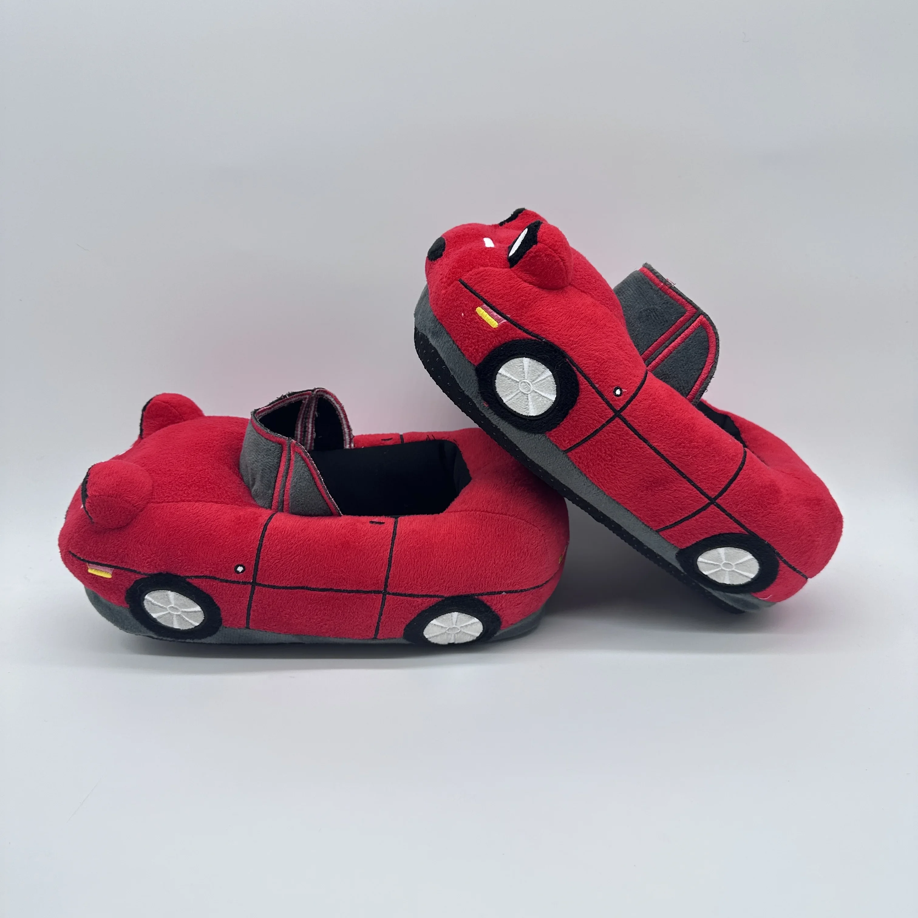 One Mazda Plush Sports Car Slippers for Children, Red Car Slippers, Cute Slippers, Home Furnishings, Holiday Gift, High Quality