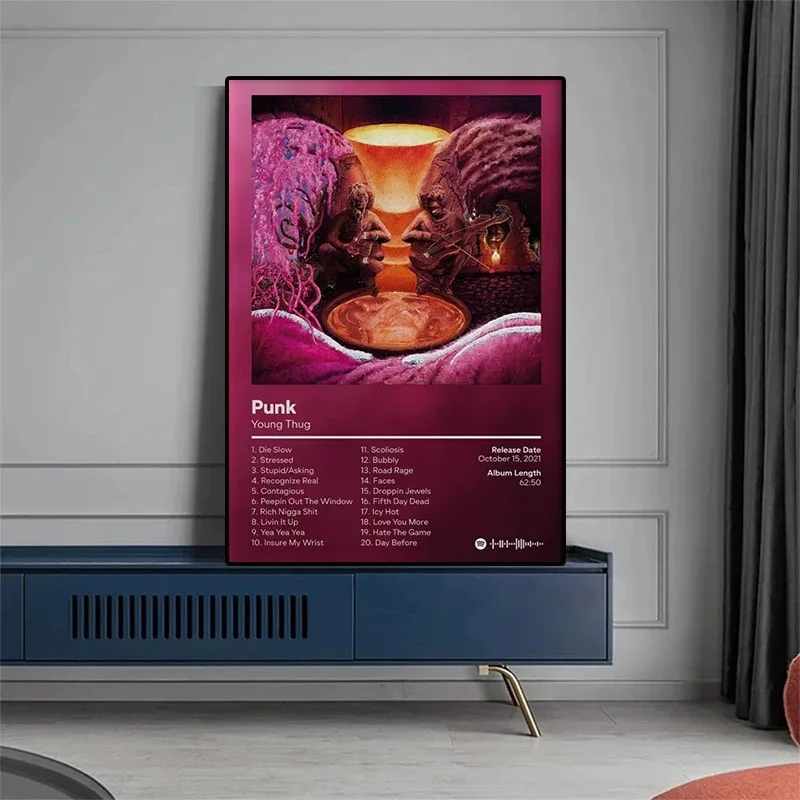 البوب الراب ألبوم الموسيقى غطاء الشباب البلطجة المشارك الجمالية مغني الراب الهيب هوب روك جيفري الوحل الموسم قماش لوحات الفن غرفة المنزل #4