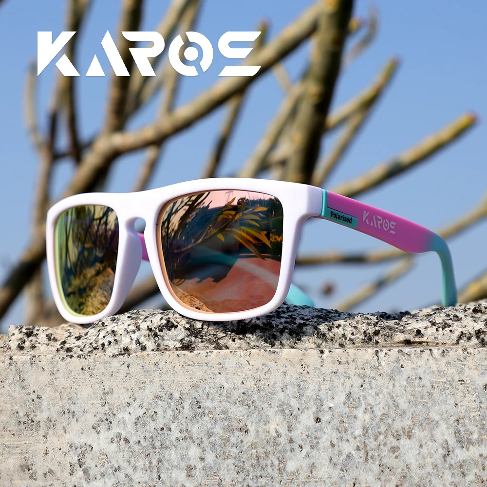 KAROS Polarisierte Sonnenbrille, Unisex, blendfreie Fahrbrille, Outdoor-Sport, Angeln, Radfahren, Reisen, Strand, UV400-Brille