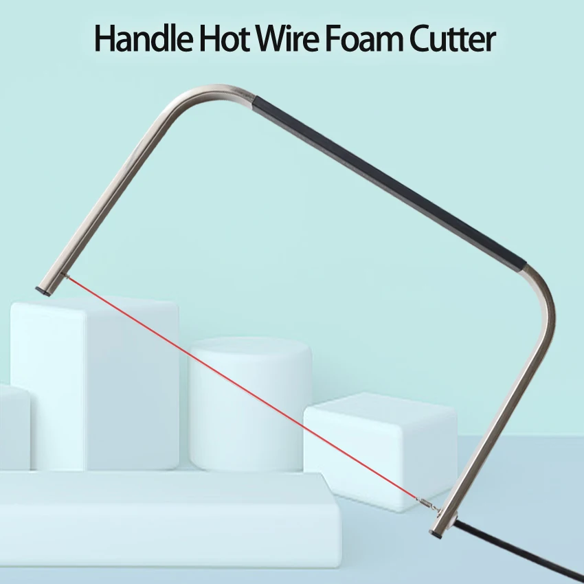 Hot Wire Foam Cutter Polystyrene Cutting Machine Adjustable EPE XPS EIFS Foam Bow Cutter Kit Electric Styrofoam Cutting Tool