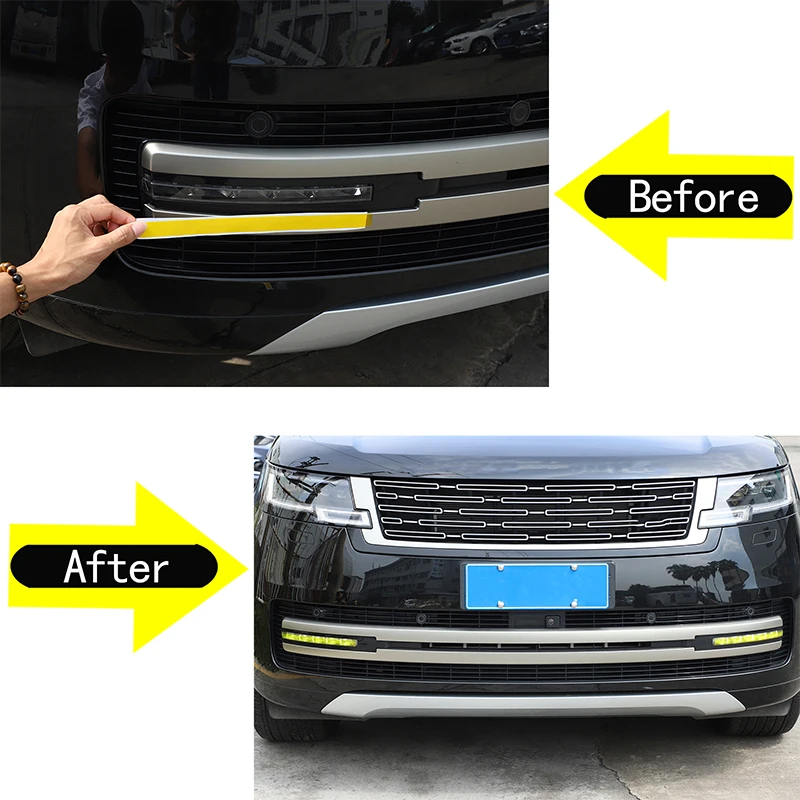 For Land Rover Range Rover Vogue 2023 Car Rear Fog Lamp Protective Film Sticker Pvc Exterior Protection Accessories 2 Pcs