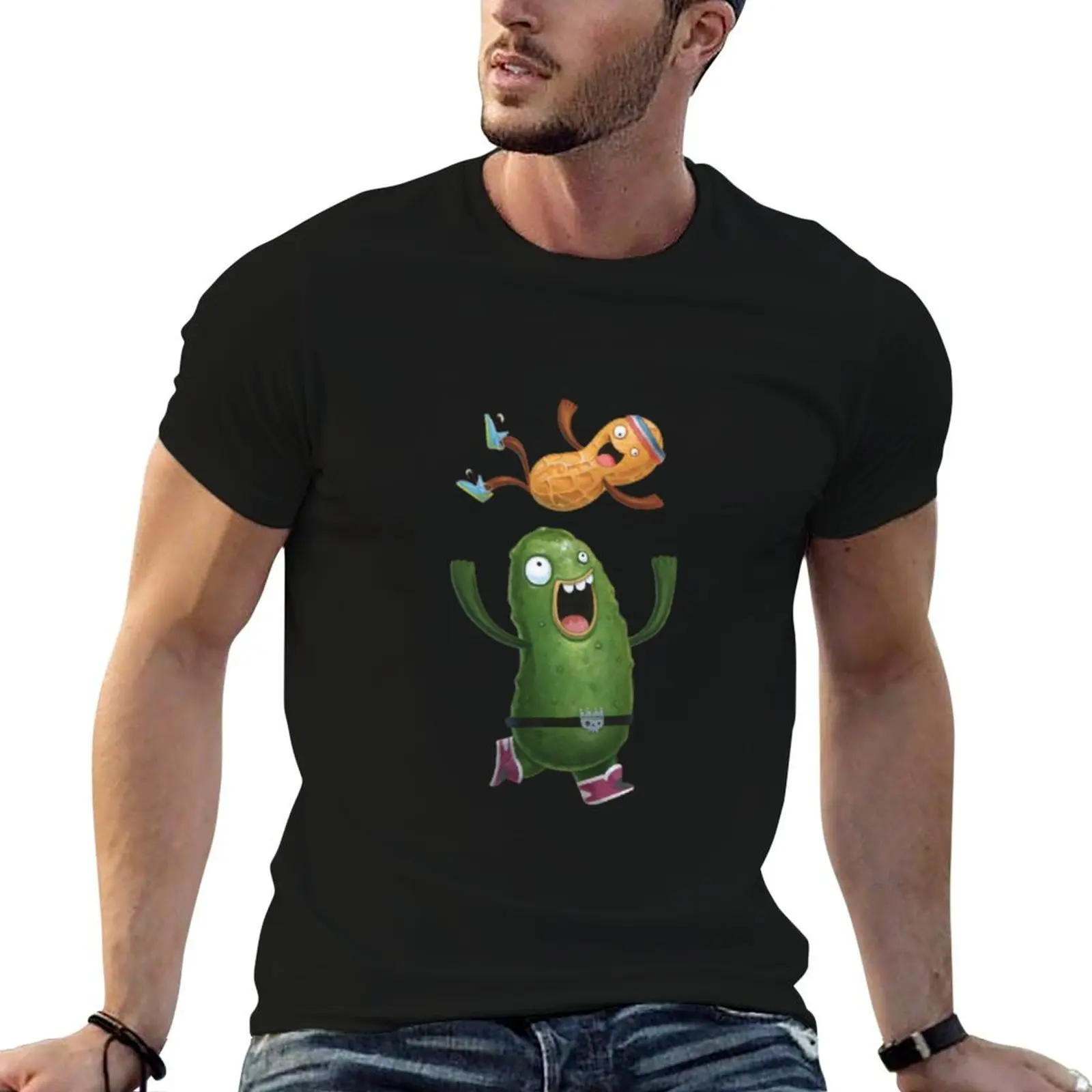 

Pickle and peanut T-Shirt man t shirt luxury t shirts for man graphic vintage t shirt personalised T-Shirt