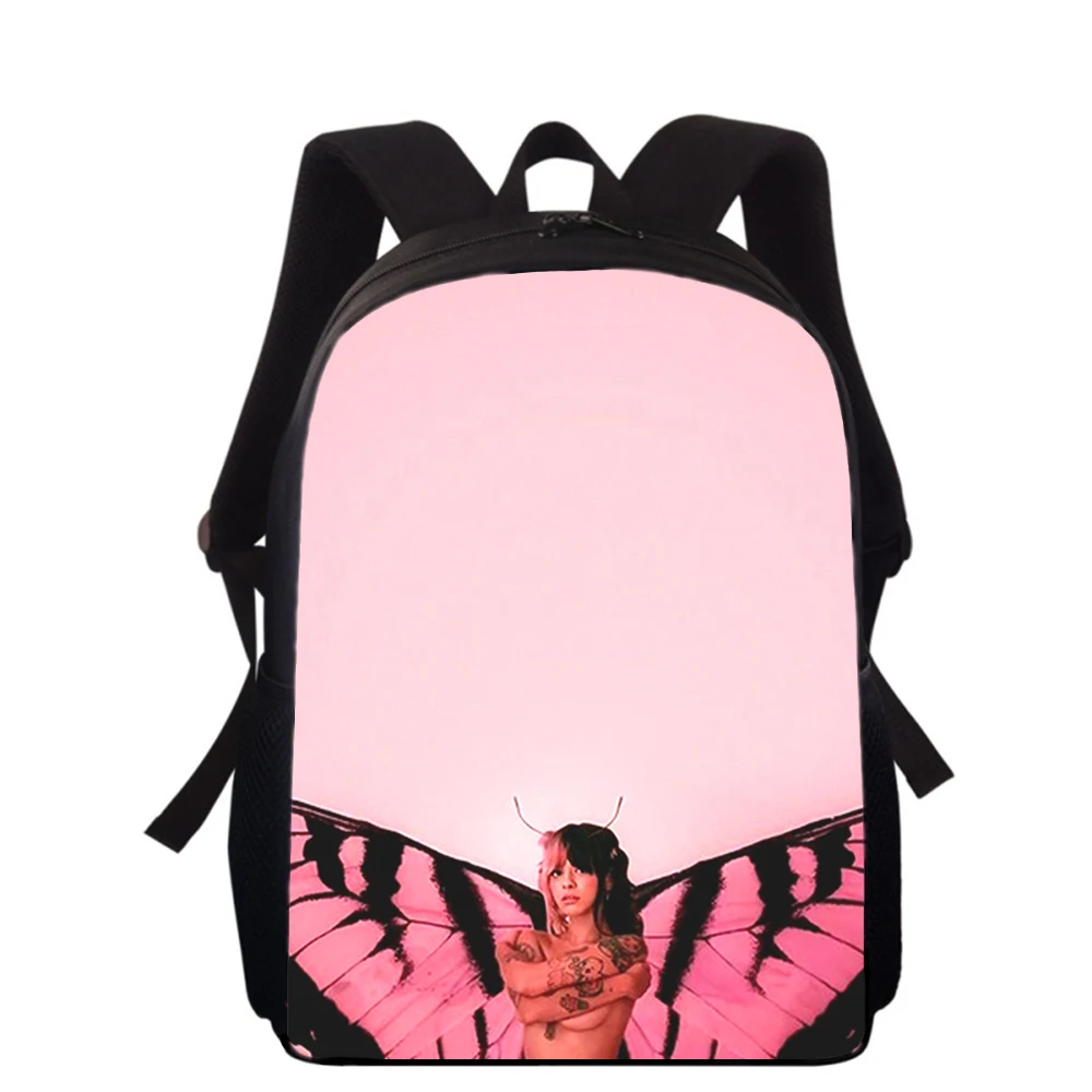 Mochila con estampado 3D para niño y niña, morral escolar de 16 pulgadas, ideal para la escuela primaria