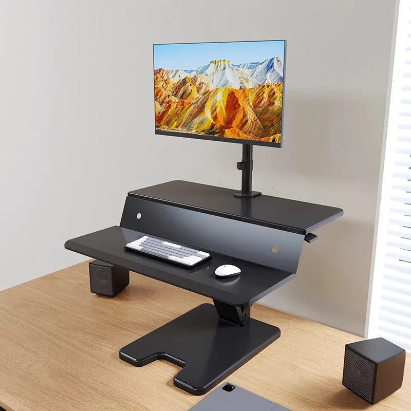 

Computer Notebook Lifting Desk Office Standing Workbench Desktop Monitor Home Elevation Rack