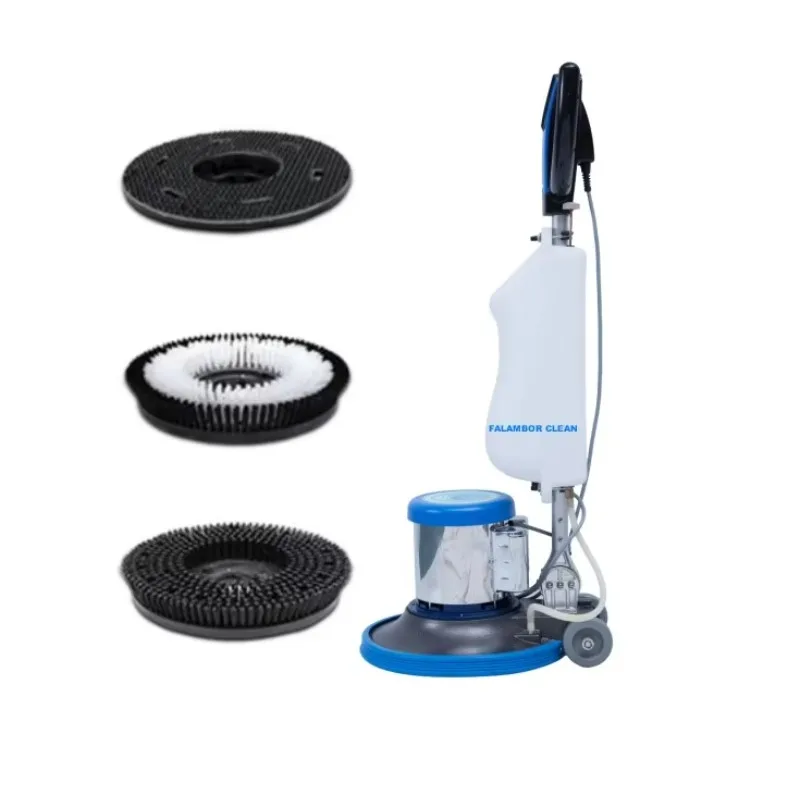Commercial Copper Motors 17  1100W Wooden Floor Polishing Machine With 175rpm/min Brushes