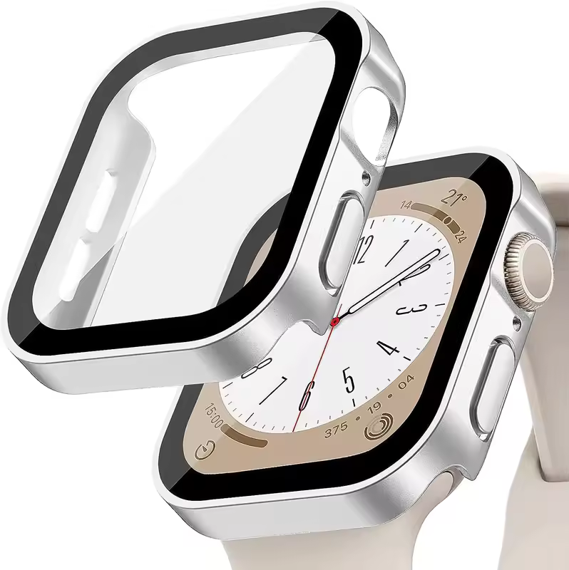Tempered Glass+Cover For Apple Watch 11 10 9 8 7 46mm 42mm PC Bumper Screen Protector Case iWatch Series 7 6 5 4 SE3 44 40 45mm - Image 20