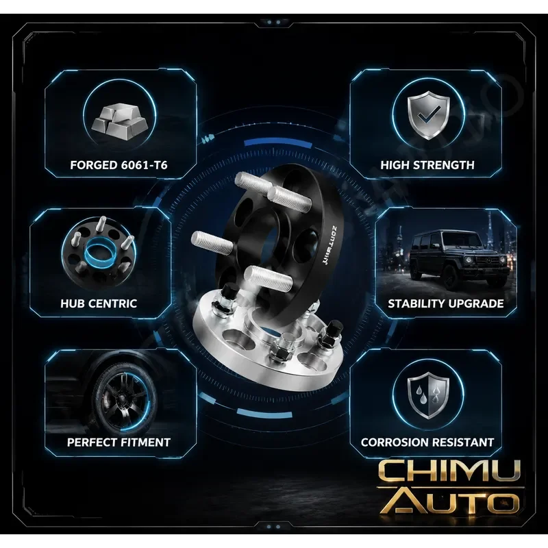 【CHIMU AUTO】 For VW Jetta Santana Bora Polo Golf MK2 MK3 MK4 Forged Wheel Spacer Adapter 4x100 57.1mm Hubcentric