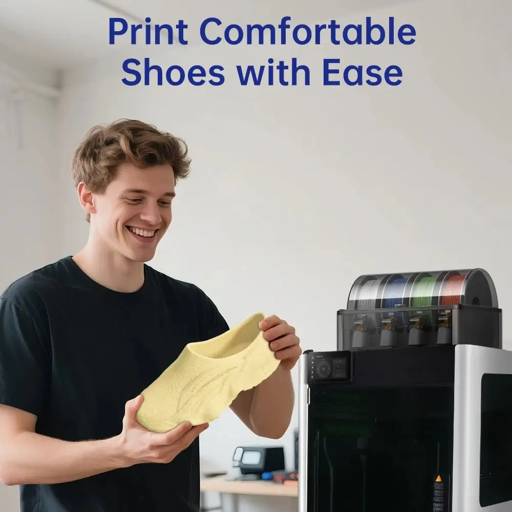 

Нить BIQU MorPhlex 90A-75A, не спутывается, биоразлагаемая, хорошая прочность, 1,75 мм, нить для 3D-принтера для обуви для печати FDM