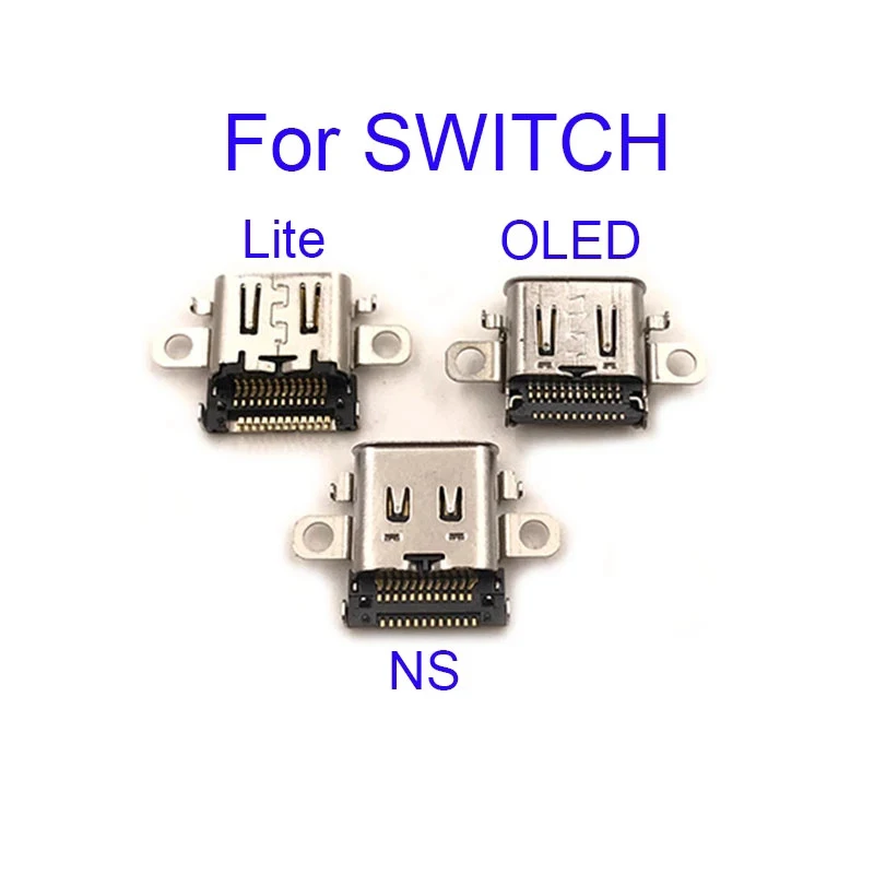 พอร์ตชาร์จสำหรับ nintend SWITCH /lite/oled NS คอนโซลช่องเสียบสายชาร์จ Type-C