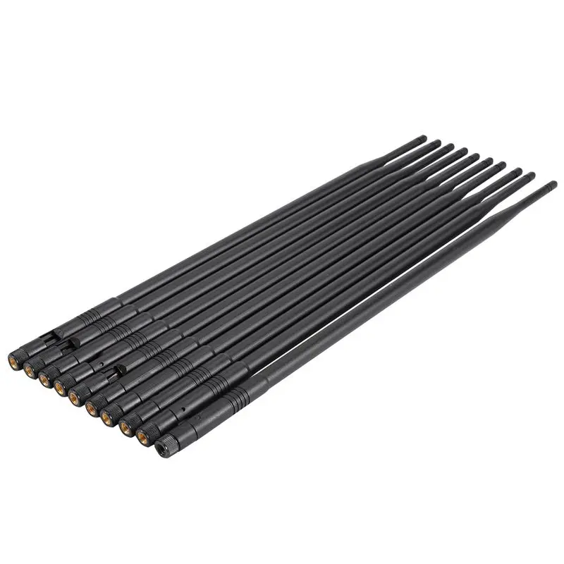 APPLIA-10 X Doble Banda 2.4/5.8Ghz 9Dbi Wifi RP-SMA Antena de Alto ganancia LAN/Router 10