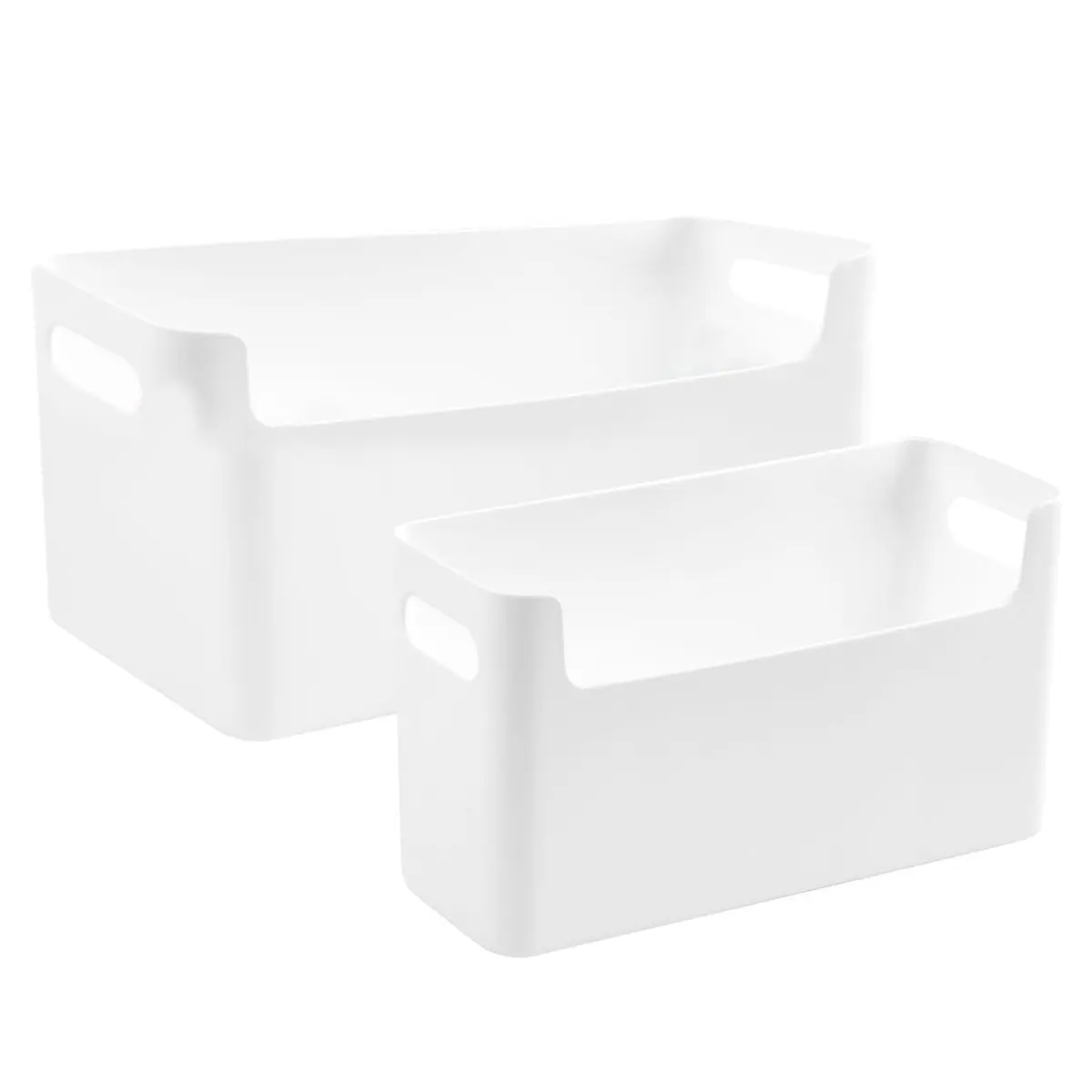 2Pcs Papers Plate Dispenser for 7-10 Inch Disposable Plates, Space-Saving Disposable Plate Storage Organizer for Cabinet