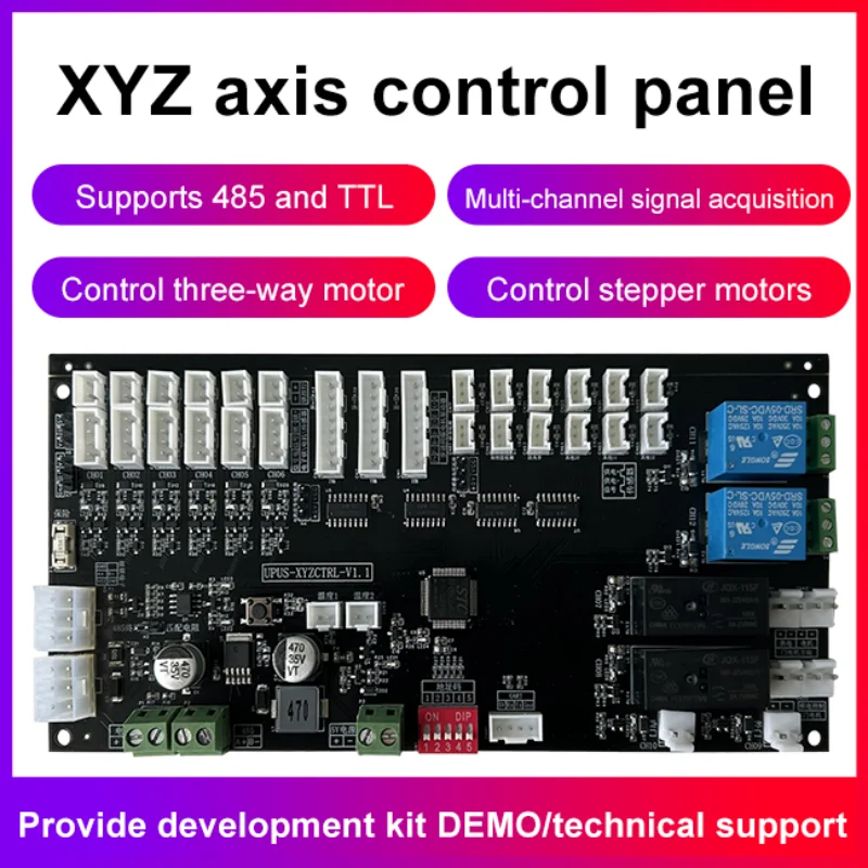 Placa de control del eje XYZ del controlador del motor paso a paso del servo de CA