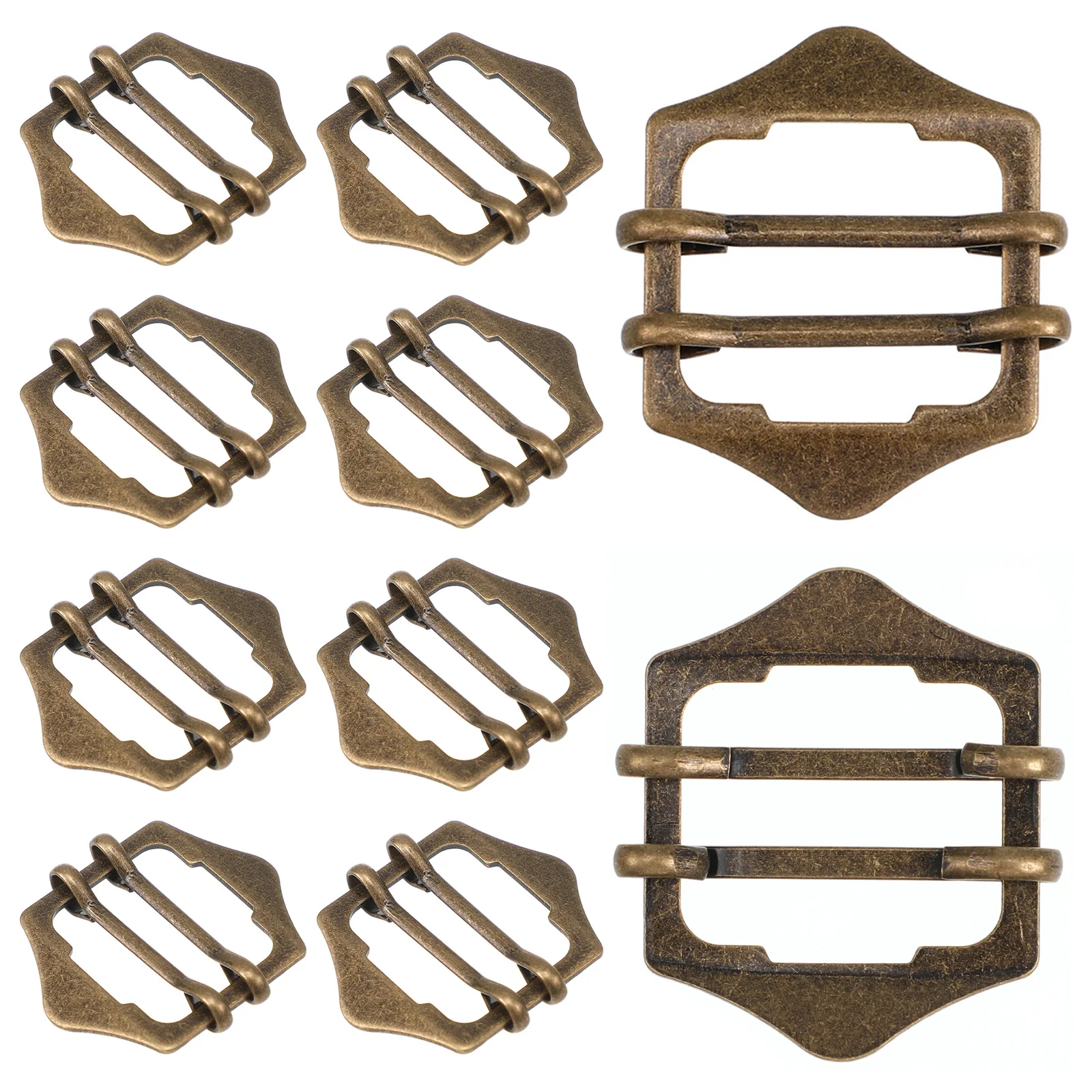 

10Pcs Fashionable Personalized Brass Buckles for Suit Vests Jackets Coats Suit Vest Buckles Metal Clothing Buttons