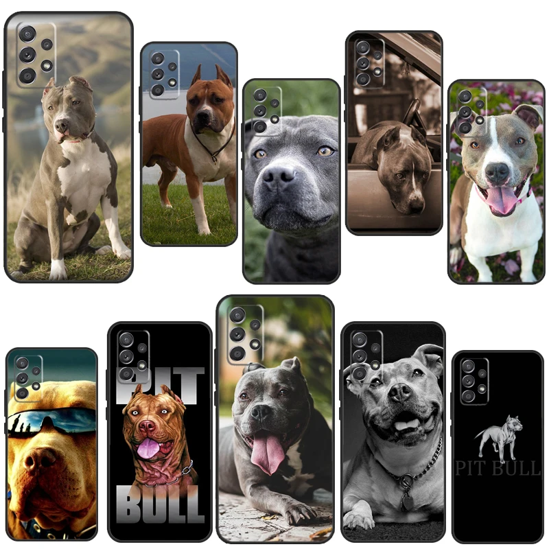 Pit Bull Lovely Dog Pitbull Case For Samsung A54 A34 A14 A13 A23 A33 A53 A73 A51 A71 A72 A12 A22 A32 A42 A52 Back Cover