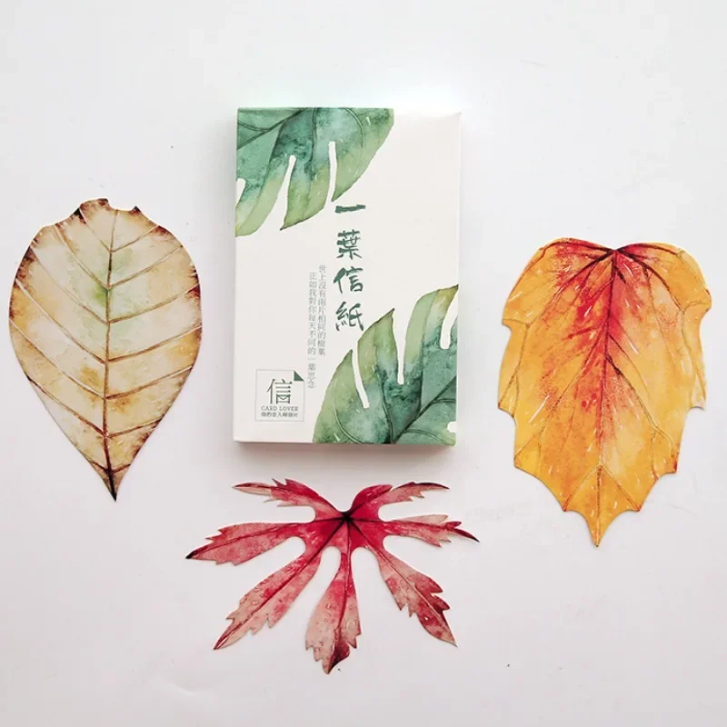 Funny and Unique Cards and Invitations with Leaf-shaped Design, Ideal for Romantic Messages and Greetings