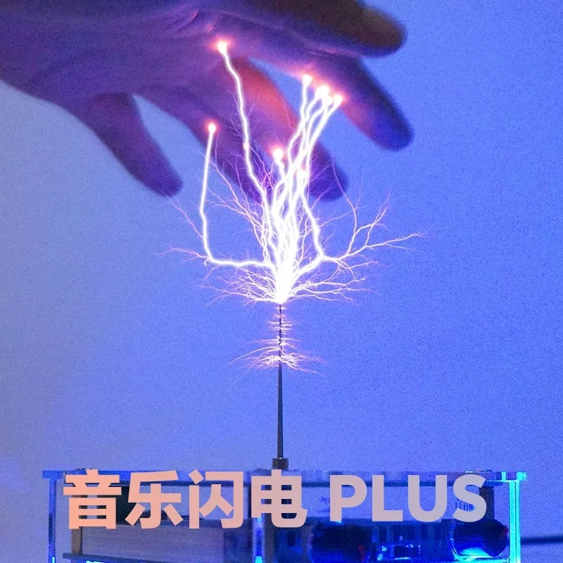 

Music Tesla coil, artificial lightning PLUS version, model discharge, Bluetooth connection, scientific experiment demonstration