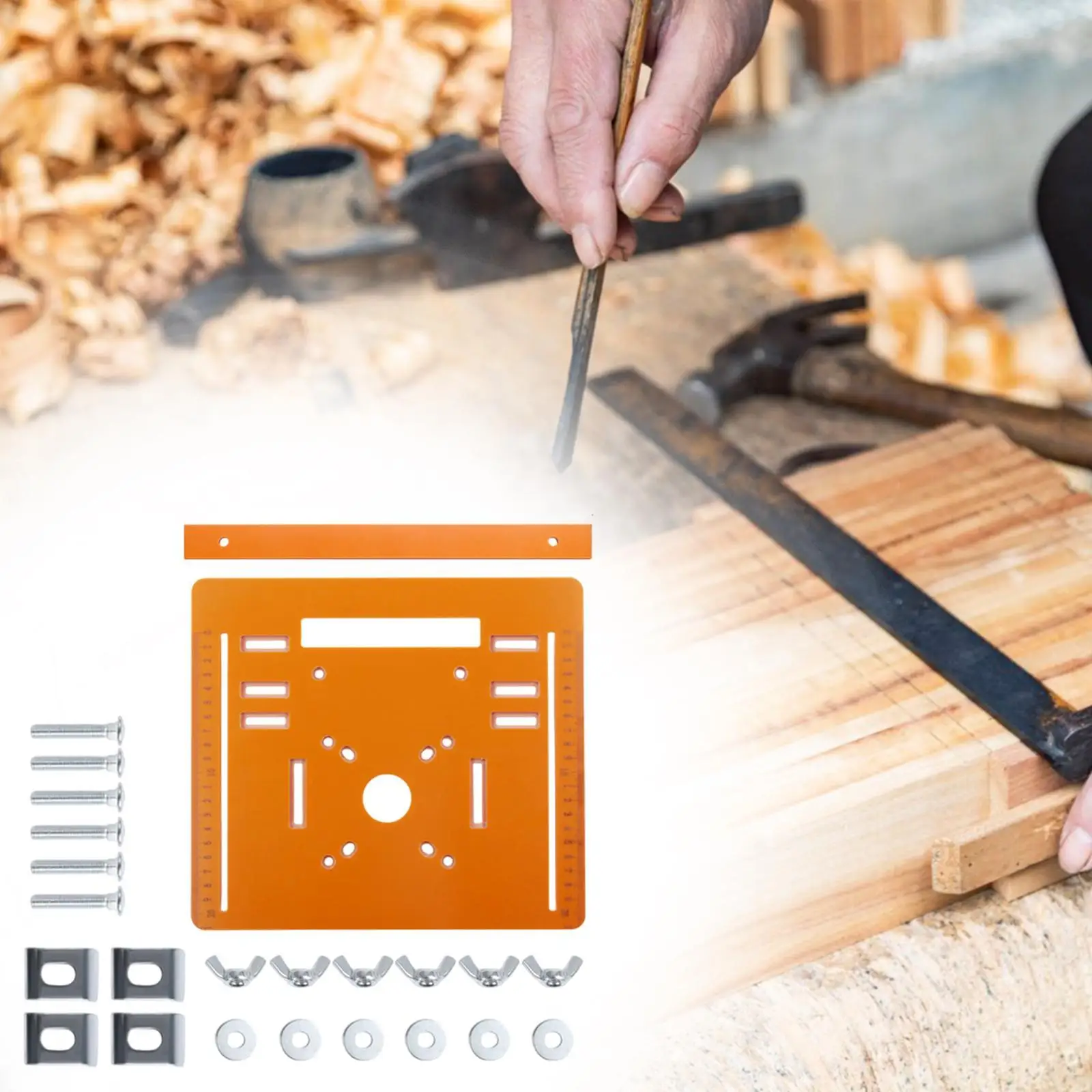 Bakelite Circular Saw Base Plate Positioning Trimming Insert Plate Guide Ruler for Electric Woodworking Machines