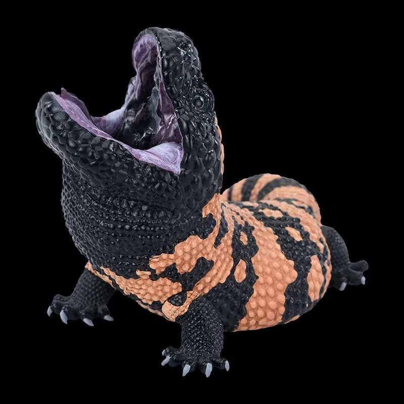 Original 9 cm Eine Reihe Von Lachen Und Wachsen Fett Serie Eidechse Tier Anime Abbildung Modell Desktop Dekoration Sammeln Spielzeug