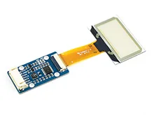 Waveshare 1.51inch Transparent OLED Modlue  128×64 SPI/I2C Light Blue Color Display Comes With Examples For Raspberry Pi/Arduino