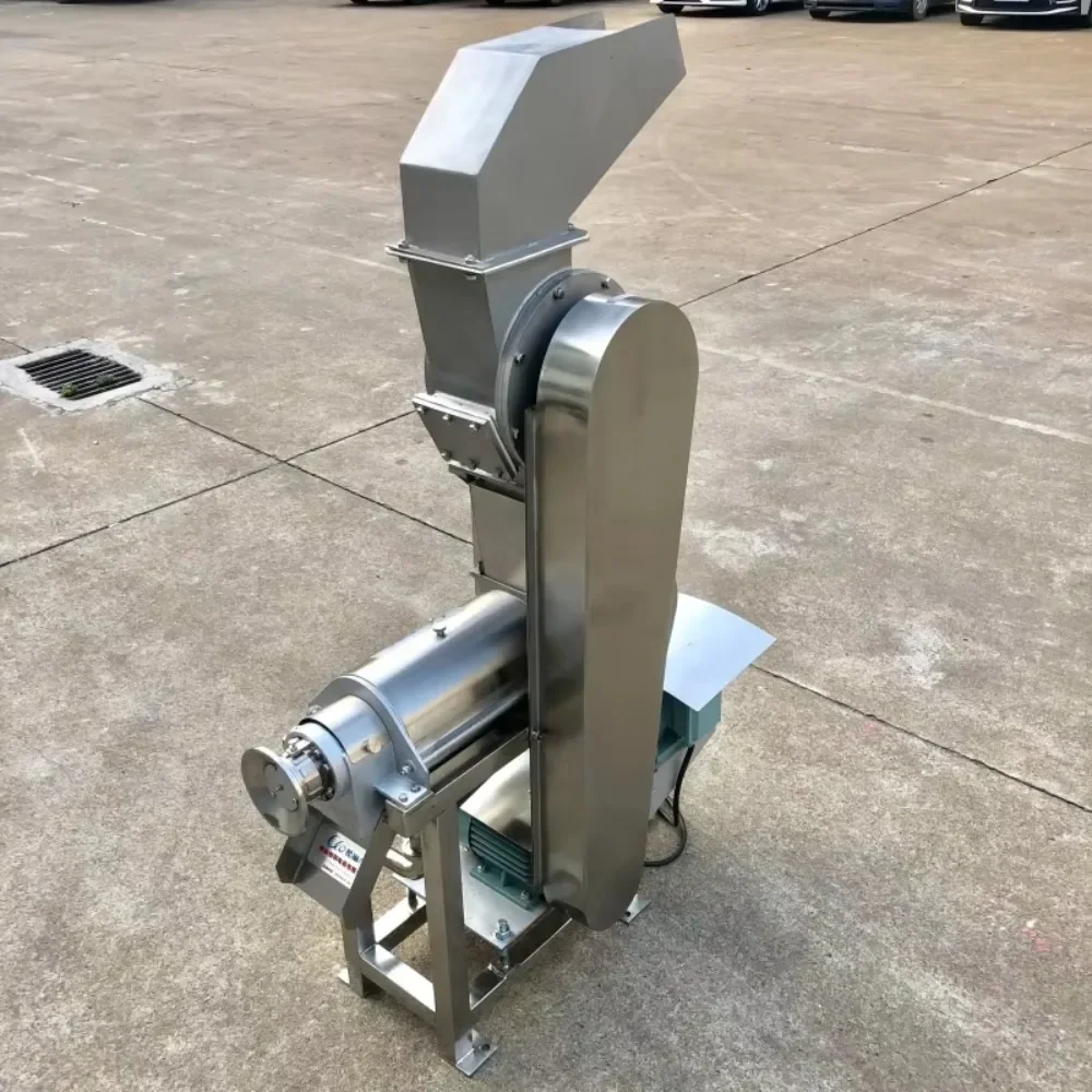 Commercial Spiral Type Fruit Juice Extractor Press Juicing Machine For Fruit Juice Making Business