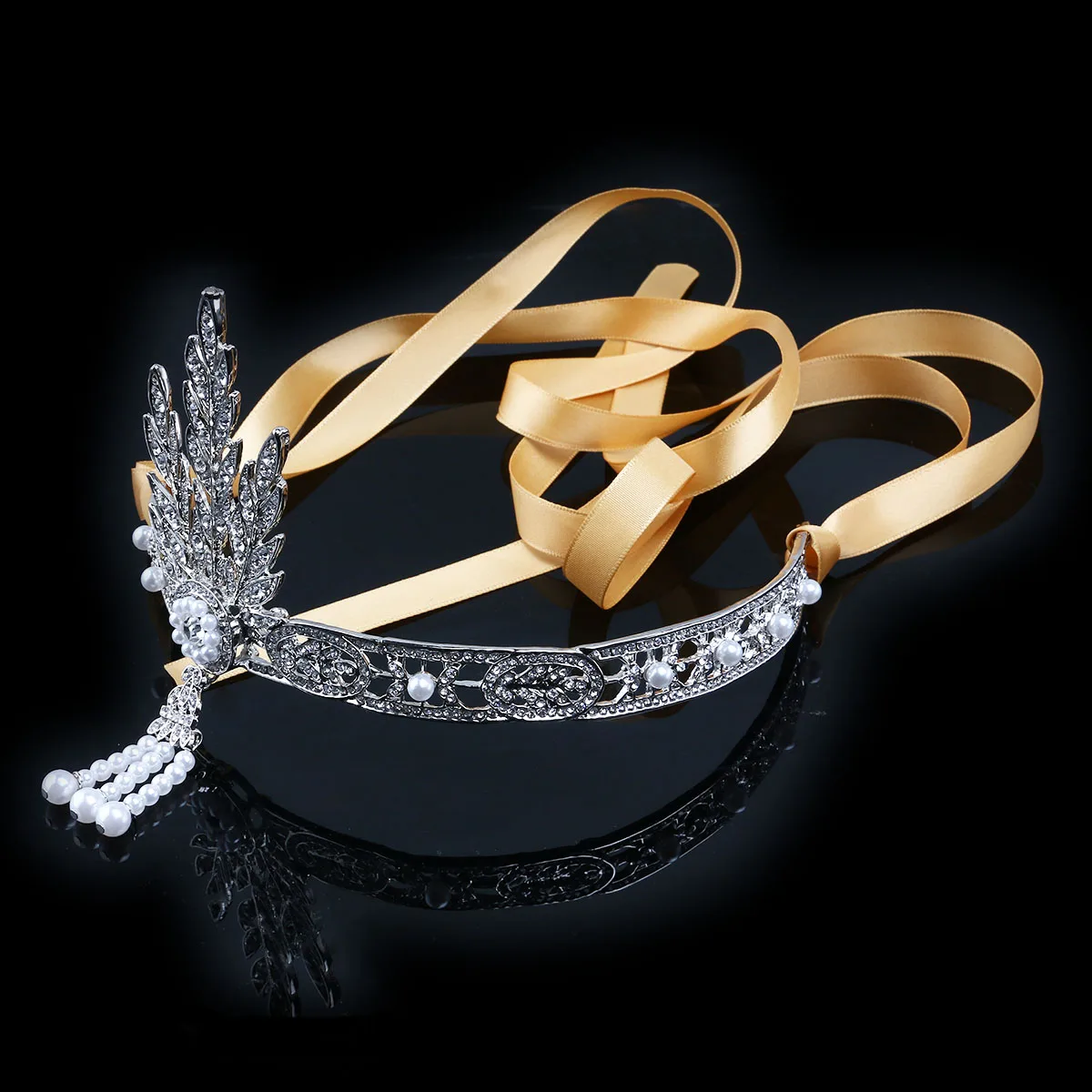 

Bridal hair loop wedding hair barrettes bride hair loop wedding hairband Bridal tiara