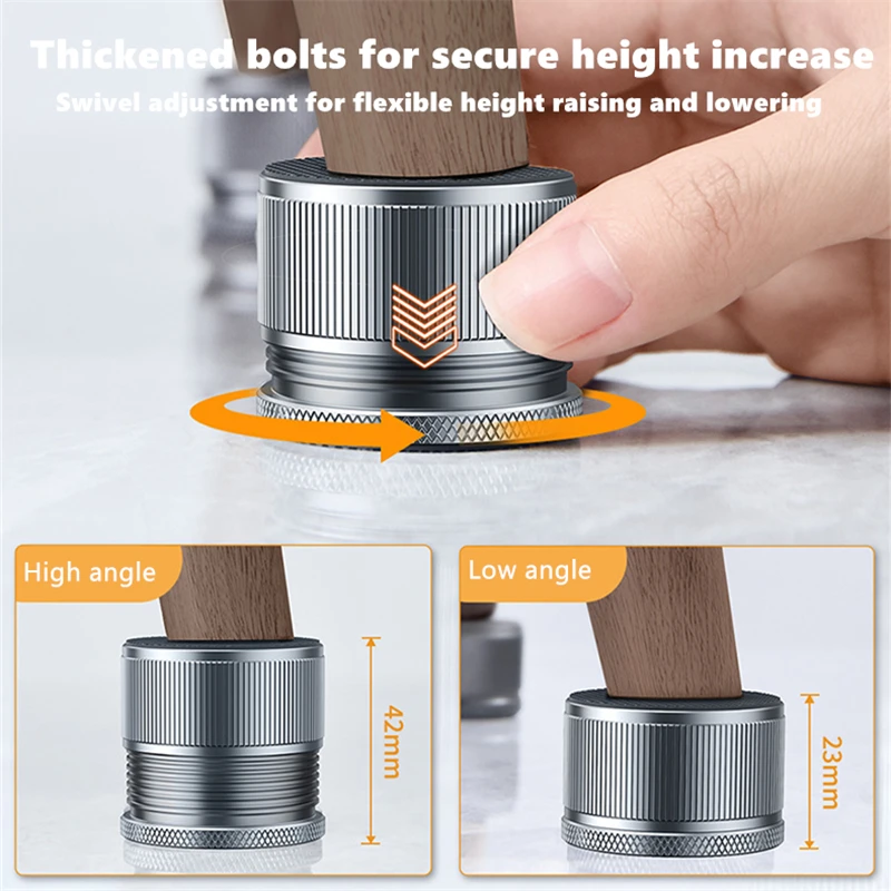 2PCS/Set Adjustable Bed Risers Heavy Duty Protectors Furniture Anti-vibration Legs Multi-function High Quality Furniture Legs