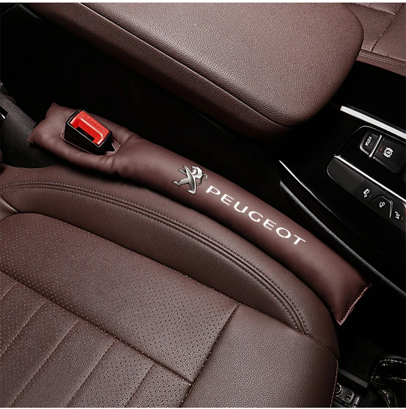 2 Stück Autositz-Lückenfüller, Seitennaht-Dichtungsstreifen für Peugeot 208 3008 308 2008 207 107 508 406 407 307 206 4008 – Detail 9