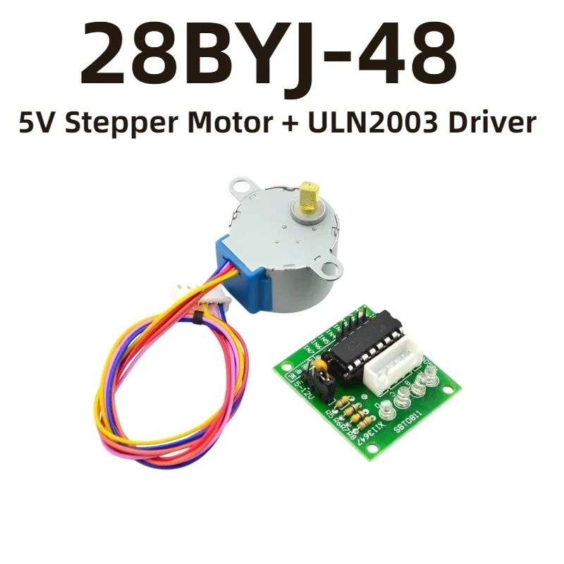 5V Stepper Motor 28BYJ-48 + ULN2003 Driver Test Module for Arduino,Micro Mini Electric Step Motor for PIC 51 AVR