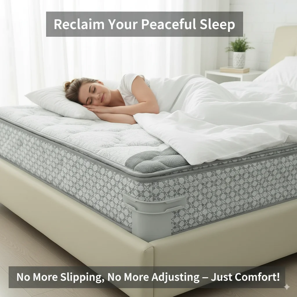 

4pcs Heavy Duty Bed Sheet Clips Mattress Holder Grippers Corner Tightener Fasteners Bedding Protector Anti Slip Durable Fixing