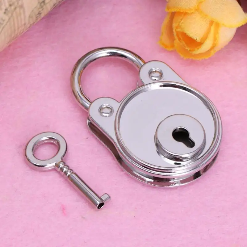 LXAF Vintage Mini Bear for Head Lock With for Key Mini Padlock Metal for Wish Lock for Bag Suitcase Luggage Diary Book Jewelr