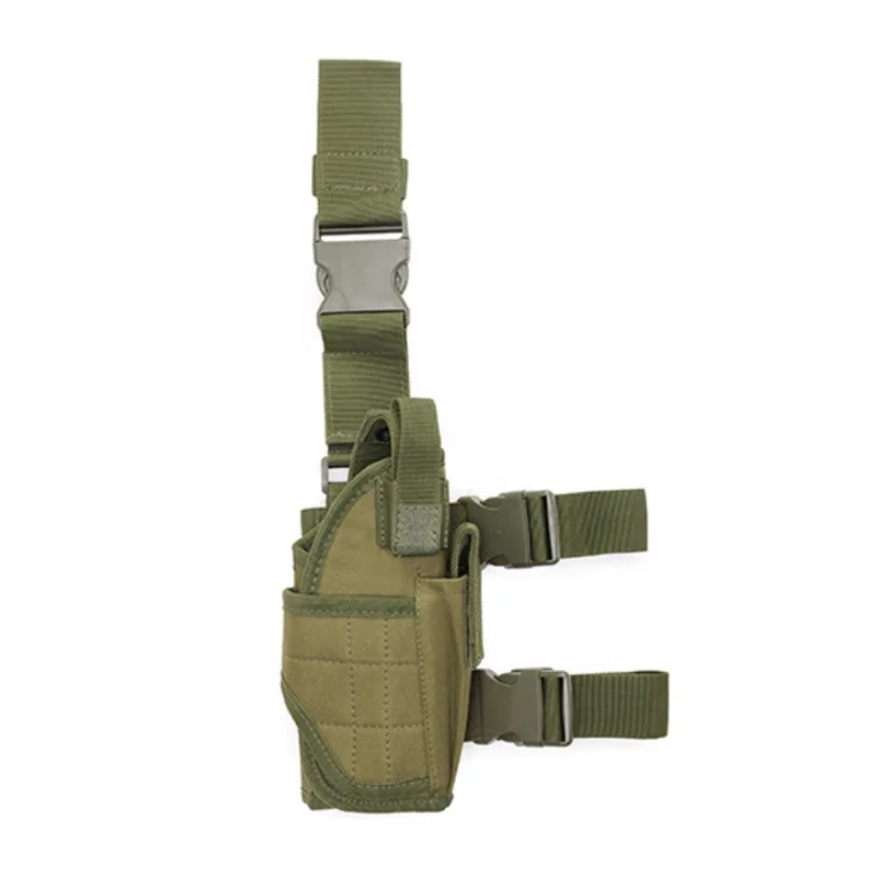 Military Tactical Leg Cover Combat Leggings Camo Drop Leg Thigh Pistol Holster Adjustable Fanny Pack