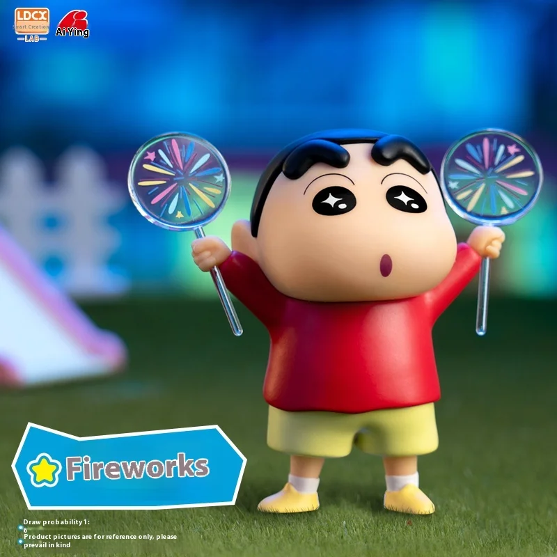 Crayon Shinchan Blind Box Authentic Creative Display Figurine Cute Trendy Toy Collectible Fun Anime Derivative
