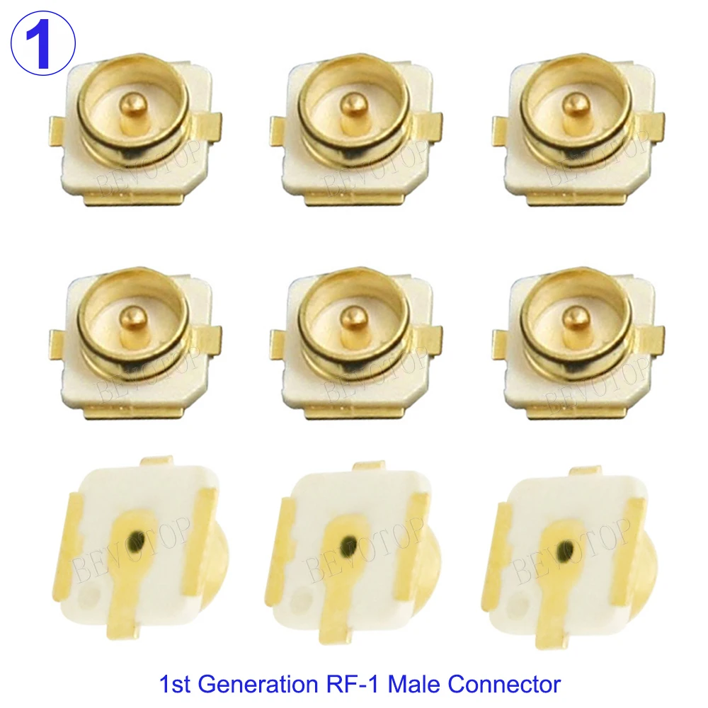 10PCS/Lot U.FL IPX-1st/3rd/4th Compatible Male Plug WiFi Antenna Socket SMT PCB RF Coaxial WiFi Connector Antenna Board Terminal