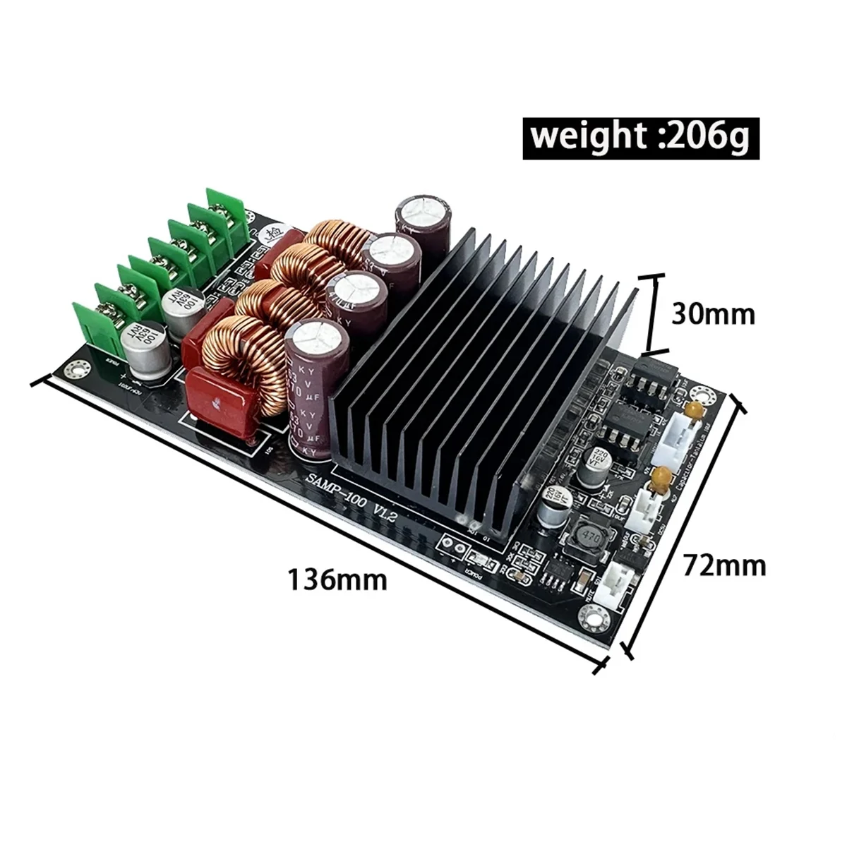 A51I TPA3255 2x300W Stereo HIFI Digital Power Amplifier Board 600W Class D Audio Sound Amp for Car Speaker Subwoofer