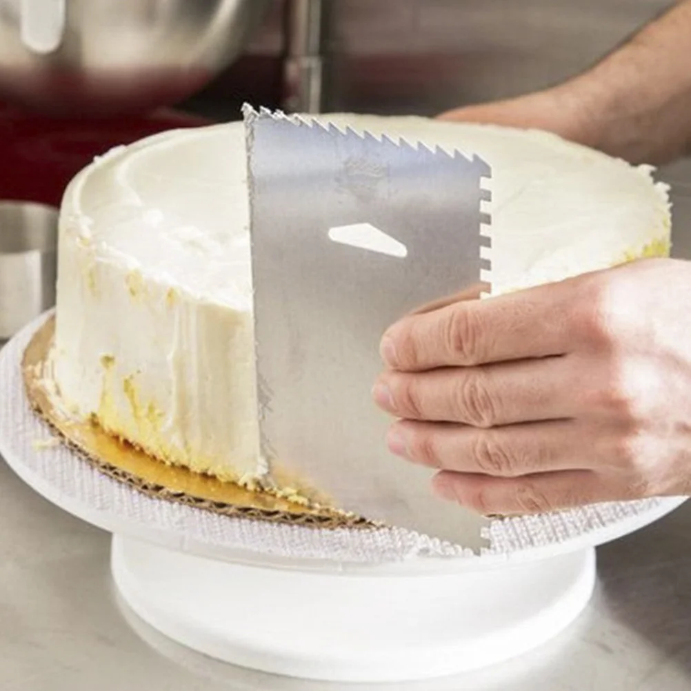 مجموعة مكشطة الكيك الأساسية المكونة من 4 قطع وأدوات الخبز الآمنة هدية رائعة لمحبي الخبز وأداة المطبخ ومكشطة الكيك