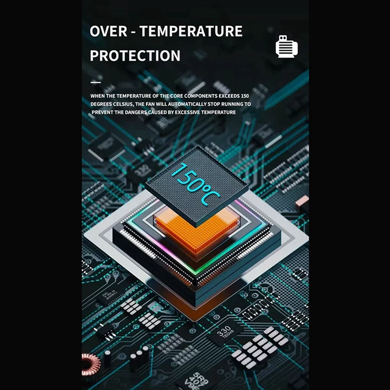 Abgr-mini turbo jet ventilador espanador de ar elétrico 130000 Ventilador de ar recarregável violento turbo de velocidade ajustável RPM