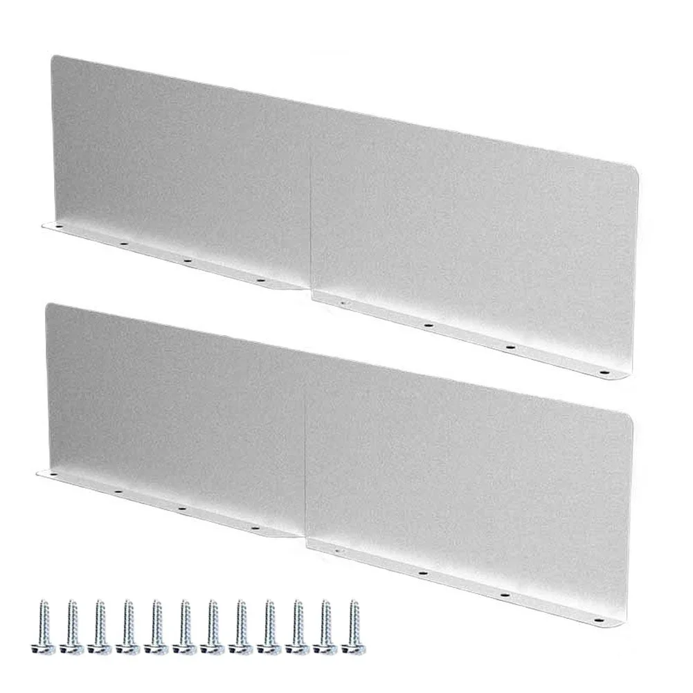 Water Damage Prevention Gutter Protection Rainwater Deflection Plate Multiple Piece Options Roof Longevity Enhancement