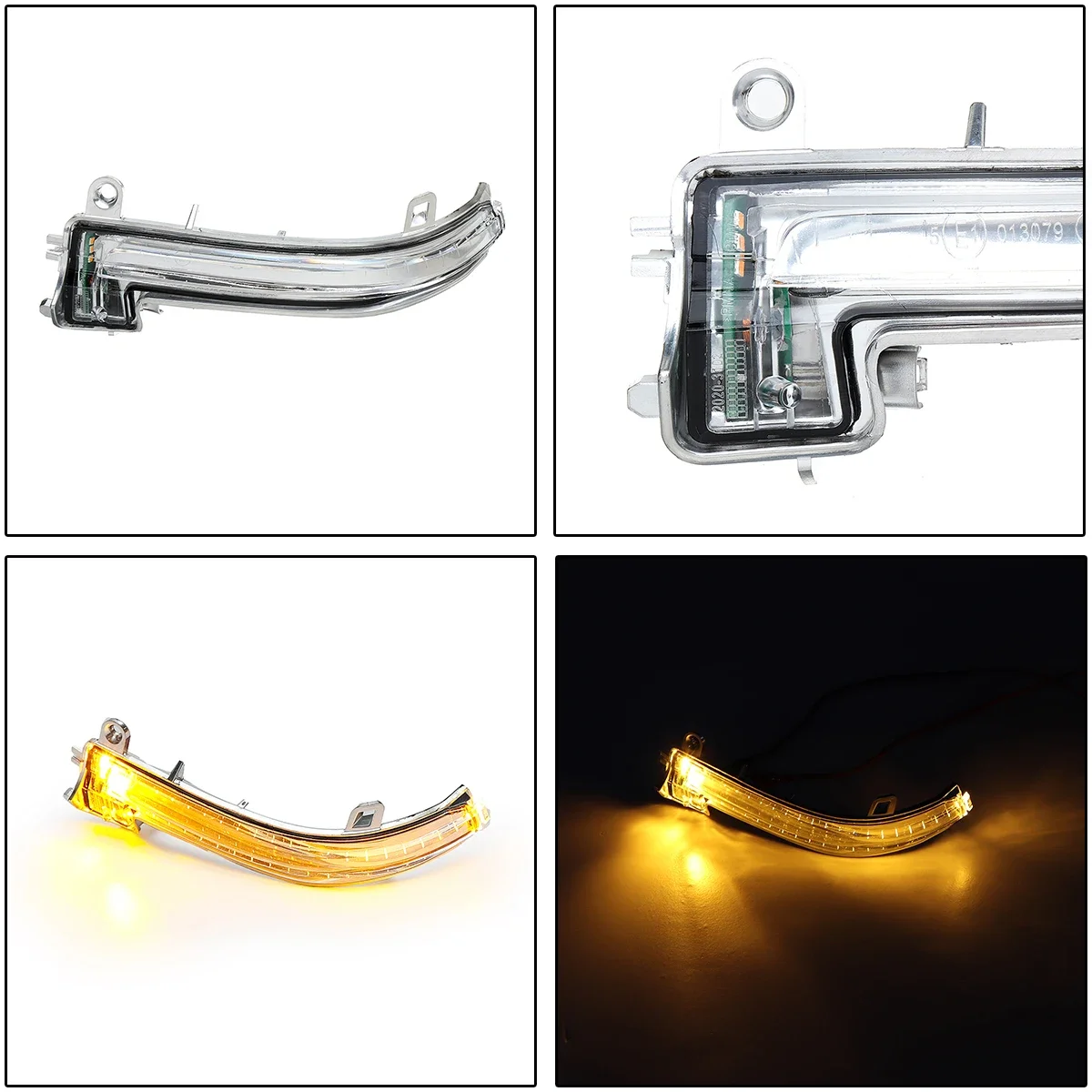 For BMW 1 2 3 4 X1 M Series F20 F30 F34 F35 F36 E84 GT LED Turn Signal Light Rearview Mirror Light Indicator Lamp 63137280772